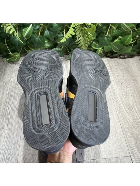 TYR L-2 Lifter Shoes Mens Size 6/Womens 7.5 Black Gold Weightlifting Gym main image 6